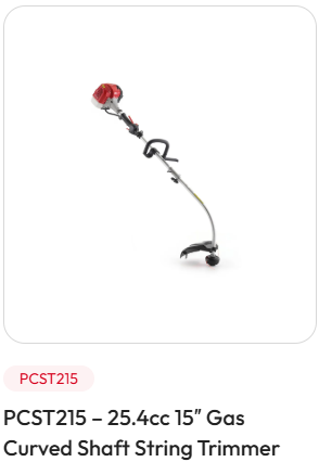 PRORUN PCST215 - 25.4cc 15" Gas Curved Shaft String Trimmer