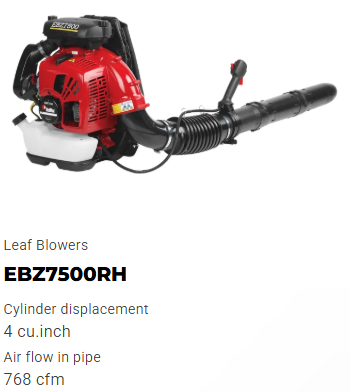 RedMax EBZ7500RH Gas Backpack Leaf Blower 966709901