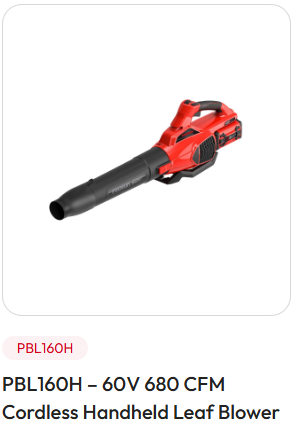PRORUN PBL160H - 60V 680 CFM Cordless Handheld Leaf Blower