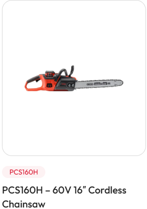 PRORUN PCS160H - 60V 16" Cordless Chainsaw