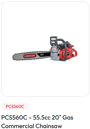PRORUN PCS560C - 55.5cc 20" Gas Commercial Chainsaw