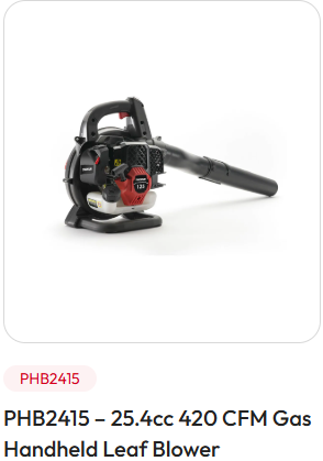 PRORUN PHB2415 - 25.4cc 420 CFM Gas Handheld Leaf Blower