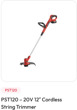 PRORUN PST120 - 20V 12" Cordless String Trimmer