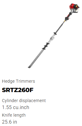 RedMax SRTZ260F 25.6" Long Reach Hedge Trimmer 967094501